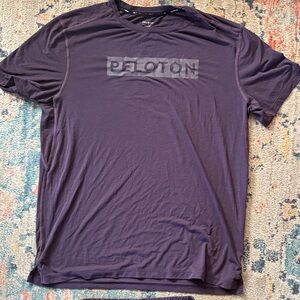 Peloton Men's Short Sleeve Tee in Deep Purple